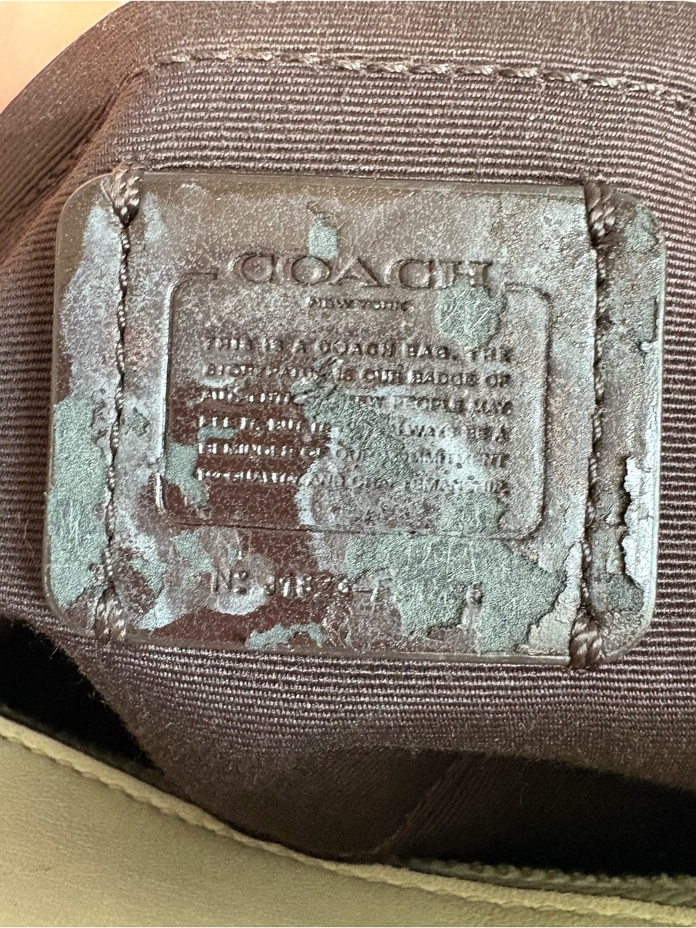 Coach Blake Carryall Chalk Pebbled Leather Satchel - Picture 9 of 12